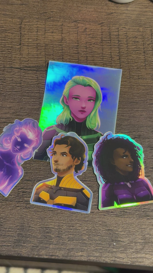 4 Pack of Spike’s Last Life Stickers
